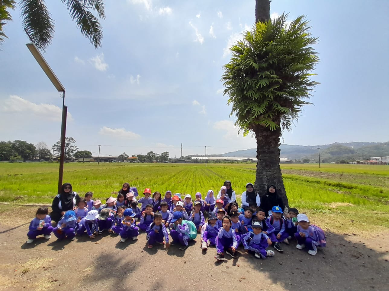 Anak-anak POS PAUD Nada Harapan
